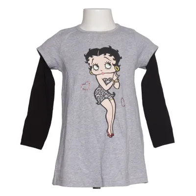 Lange mouwen shirt (Grijs, Zwart) van Betty Boop Katoen, Polyester