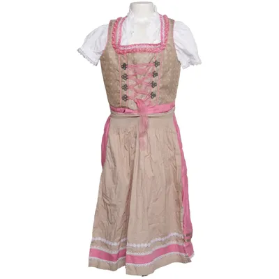Dirndl (Rosa, Beige, Vit) från Distler Bomull, Polyester