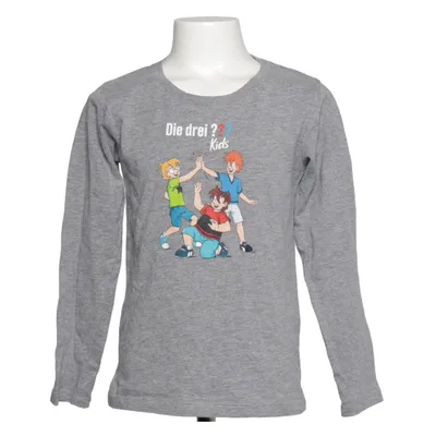 T-shirt à manches longues (Gris) de Premium Kids Coton, Viscose