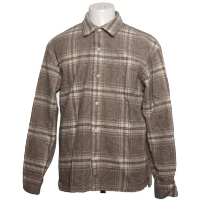 Chemise en flanelle (Marron, Blanc) de Octobre Éditions Polyamide, Laine