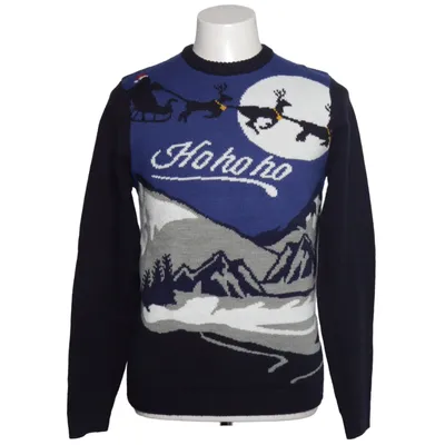 Julesweater (Blå, Grå, Hvid) fra Angelo Litrico Akryl
