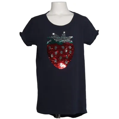 T-shirt (Blå) från Yigga Bomull, Elastan