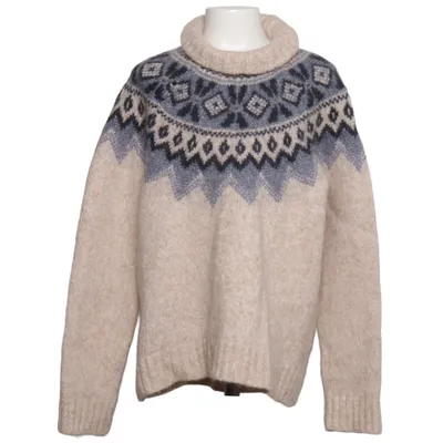 Coltrui (Beige, Blauw) van Brora Alpacawol, Polyamide