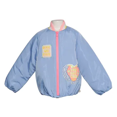 Bomberjacka (Blå, Flerfärgad) från Billieblush Bomull, Elastan, Polyester