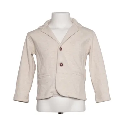 Blazer (Beige) from Mango Cotton, Polyester