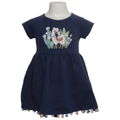 Kleid (Blau) von Shrinking Violet Baumwolle, Elasthan, Polyester
