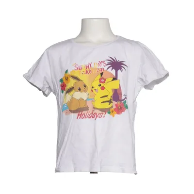 T-shirt (White) from Pokémon Cotton