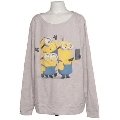 Sweatshirt (Gray, Multicolored) from Minions Polyester, Viscose