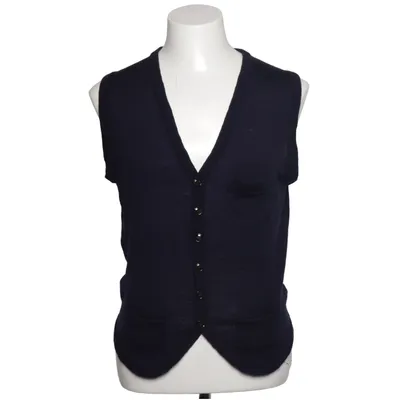 Gilet (Blauw) van Linus Hamburg Merinowol