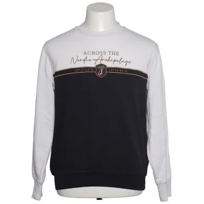 Sweatshirt (Blue, White, Multicolored) from Hajo Cotton, Polyester