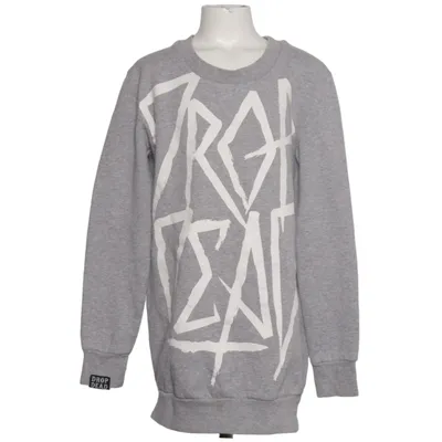 Sweatshirt (Gray, White) from Drop Dead Cotton, Polyester