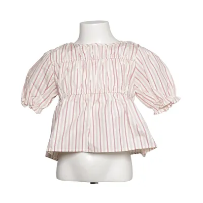 Top (Hvid, Rød) fra Zara Bomuld