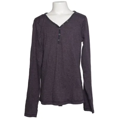 Henley T-shirt (Grå, Lilla, Flerfarvet) fra Jean Pascale Bomuld, Polyester