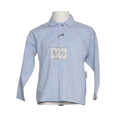Shirt (Beige, Blue) from Distler Cotton, Polyester