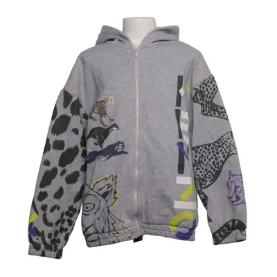 Hoodie (Gray, Multicolored) from Kenzo Cotton, Polyester
