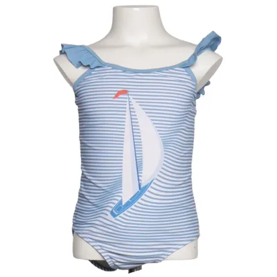 Maillot de bain une pièce (Bleu, Blanc) de Pusblu Élasthane, Polyester