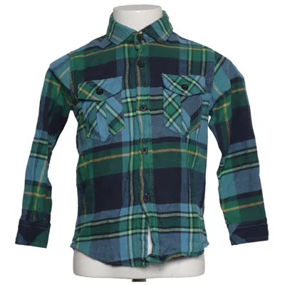 Flannel shirt (Blue, Green, Multicolored) from STC Cotton