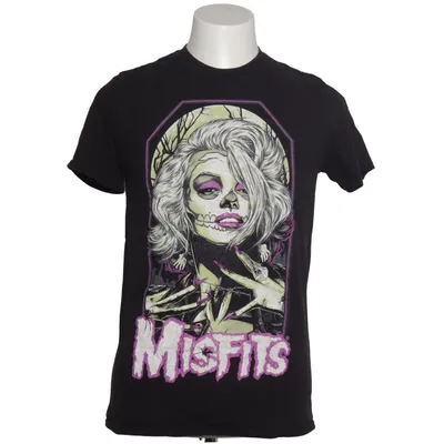 T-shirt (Svart, Flerfärgad) från Misfits Bomull