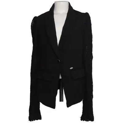 Blazer (Black) from Fornarina Elastane, Polyamide, Polyester, Viscose