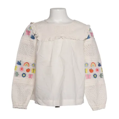 Bluse (Hvid, Flerfarvet) fra Mini Boden Bomuld