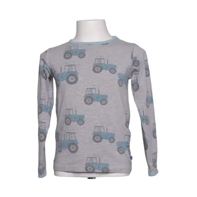 T-shirt à manches longues (Gris, Bleu, Multicolore) de Småfolk Coton, Élasthane