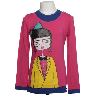 Long sleeve T-shirt (Pink, Blue, Yellow) from Laura Biagiotti Elastane, Viscose
