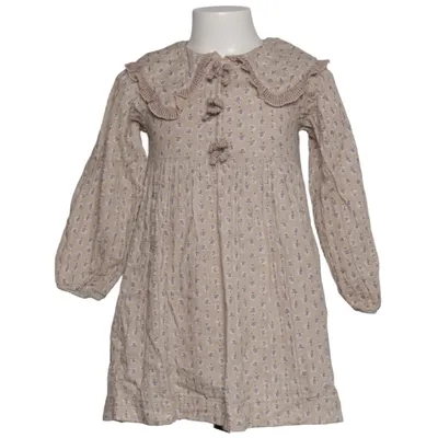 Dress (Beige, Multicolored) from Zara Cotton