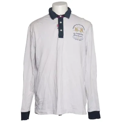 Rugby shirt (White, Blue, Purple) from La Martina Cotton