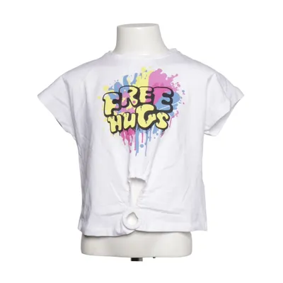 T-shirt (Blanc, Multicolore) de Sarabanda Coton, Élasthane