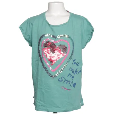 T-shirt (Grøn, Pink, Flerfarvet) fra Desigual Bomuld