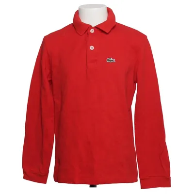 Rugby shirt (Rood) van Lacoste Katoen, Elastaan