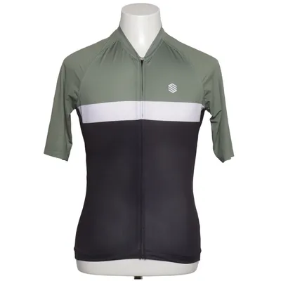 Maillot de vélo (Vert, Blanc, Noir) de Siroko Élasthane, Polyester