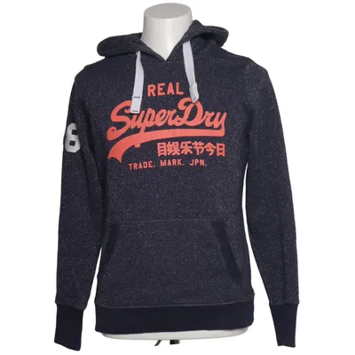 Sweat à capuche (Bleu, Orange) de Superdry Coton, Fibre métallique, Polyamide, Polyester