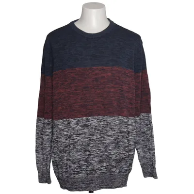 Sweater (Blue, Red, Multicolored) from Man's World Acrylic, Cotton