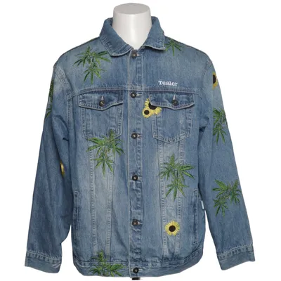 Denim jacket (Blue, Multicolored) from Tealer Cotton