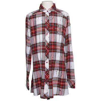 Chemise en flanelle (Rouge, Blanc, Noir) de Monnalisa Viscose