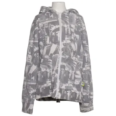 Hoodie (Gray, White) from H&M Young Cotton, Polyester