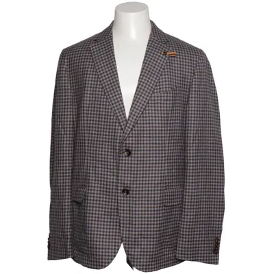 Blazer (Brown, Blue) from Baldessarini Cupro, Wool