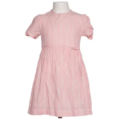 Dress (Pink, White) from Gymp Cotton, Polyester