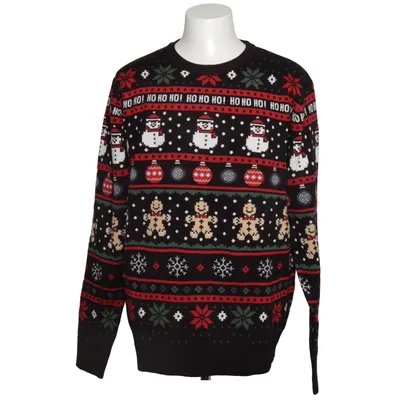 Christmas sweater (Black, Multicolored) from Merry Christmas Acrylic