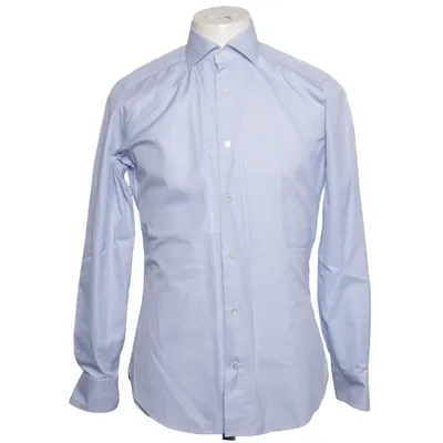 Chemise (Bleu, Blanc) de Truzzi Coton