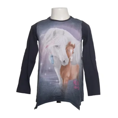 Long sleeve T-shirt (Blue, Multicolored) from Miss Melody Cotton