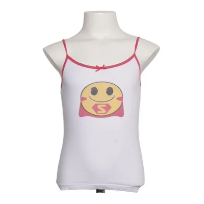 Tanktop (Wit, Roze) van Emoji