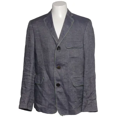 Blazer (Blue, Gray) from Tofana Acetate, Linen, Viscose