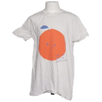 T-shirt (Wit, Oranje, Blauw) van Tinycottons Elastaan, Organisch katoen