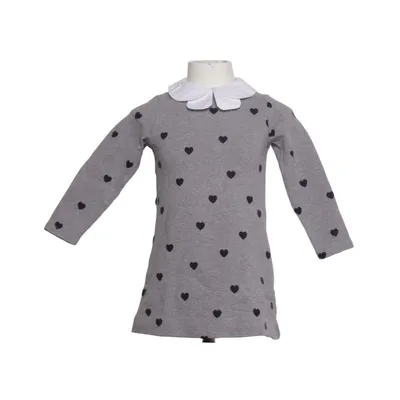 Kleid (Grau) von Jacadi Baumwolle, Elasthan