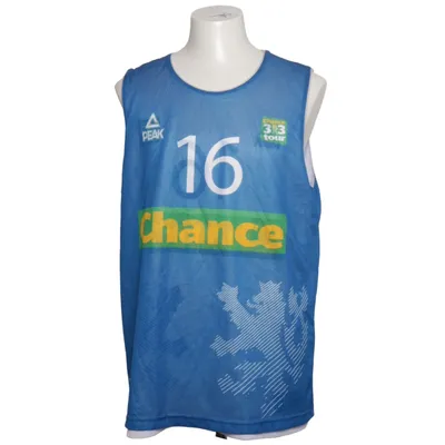 Maillot de basketball (Bleu, Multicolore) de Peak Polyester
