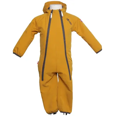 Outdoor overalls  (Gul) fra Trollkids Elastan, Polyester