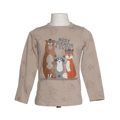 Långärmad t-shirt (Beige, Flerfärgad) från Dopo Dopo Bomull
