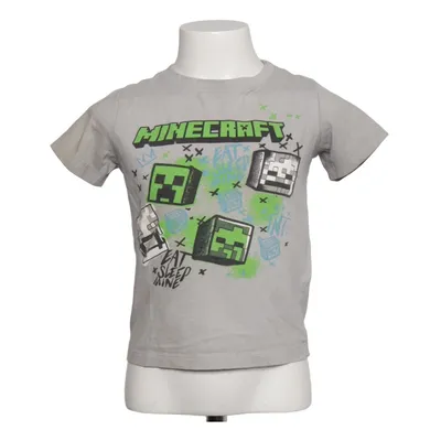 T-shirt (Grå, Flerfärgad) från Minecraft Bomull